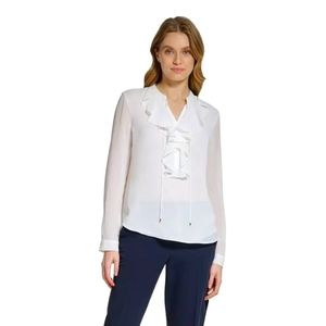 Tommy Hilfiger Sheer Blouse szM
